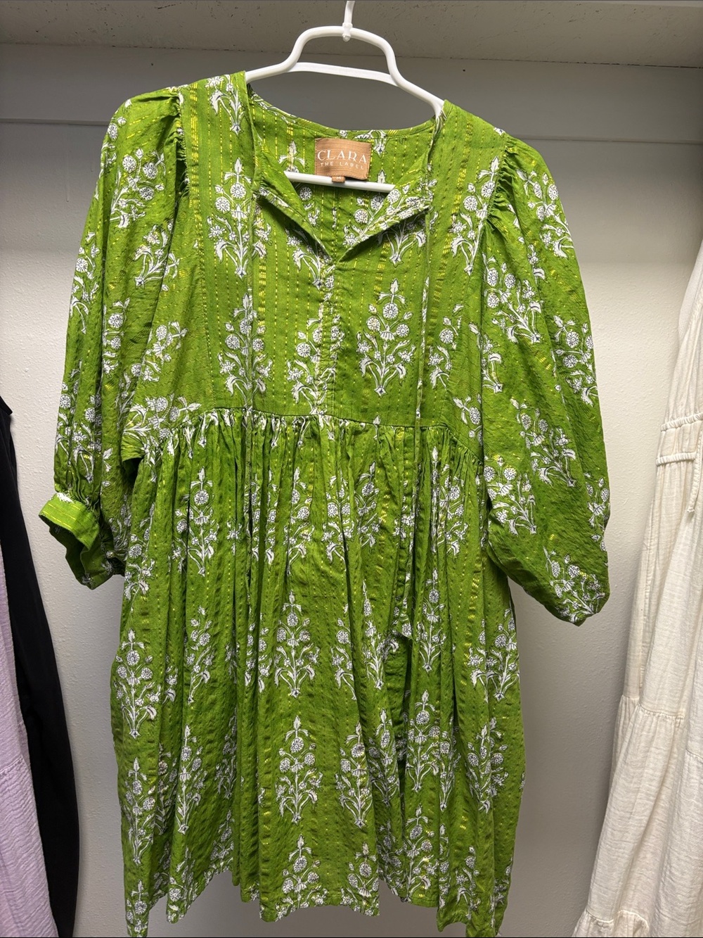 CLARA The Label Green Floral Dress